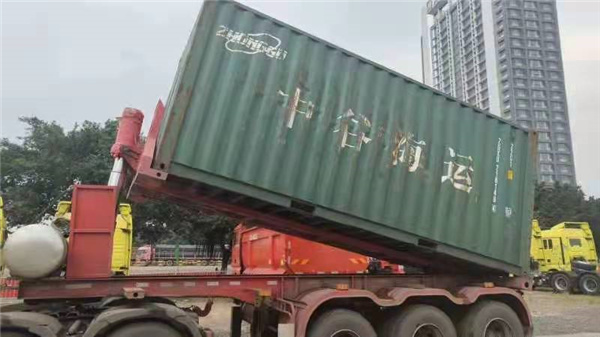 集裝箱自卸式半掛車